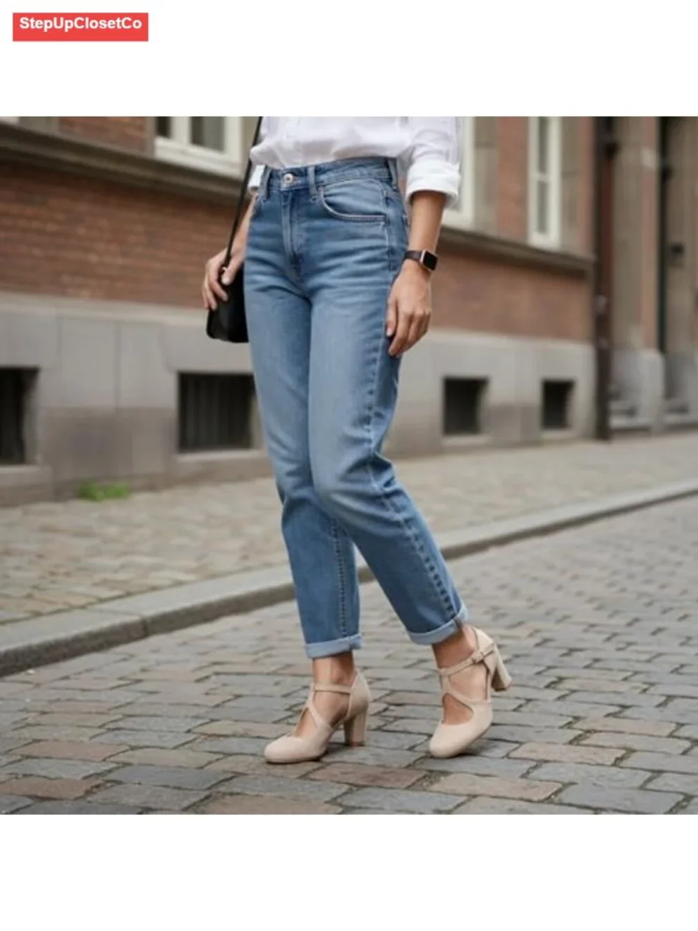 Vintage T Strap Mary Jane Pumps Block Heel Dress Shoes Women's